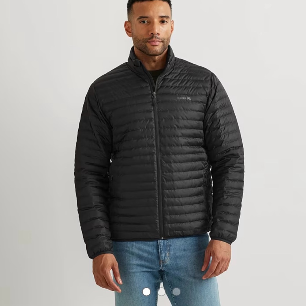 Eddie Bauer Men's microlight down black size men’s M jacket